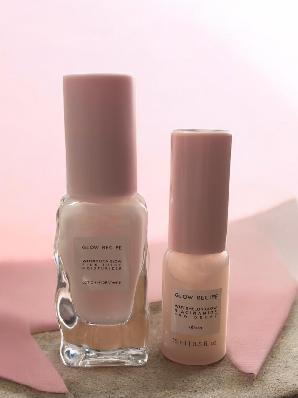NEW Glow Recipe Watermelon Dew Drops & Watermelon Moisturizer Mini